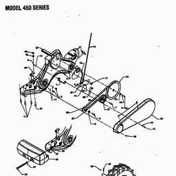 MTD T/450 spare parts