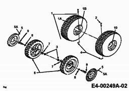 MTD 315 A spare parts