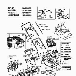 MTD 46 SPT spare parts
