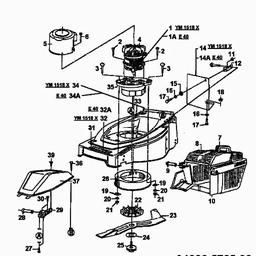 Yard-Man YM 1518 X spare parts