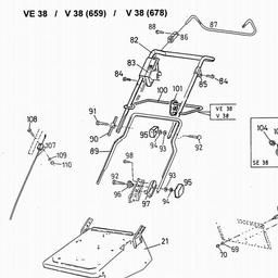 LAWNFLITE (2000) V38 / 16AEG1G-678 spare parts
