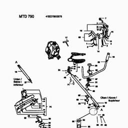 MTD 790 M spare parts