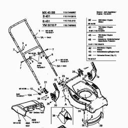 Yard-Man YM 5018 P spare parts