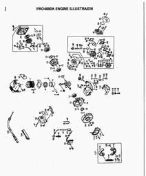 LAWNFLITE (2008) PRO4890A spare parts