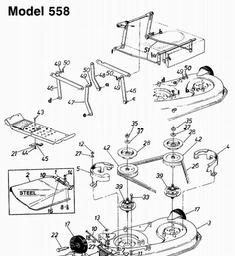 MTD (1988/1989) 139-558-611 spare parts