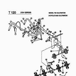 MTD T 120 spare parts