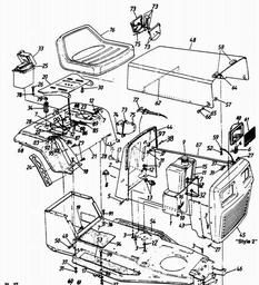 LAWNFLITE (1992) 132-332D611/332 spare parts