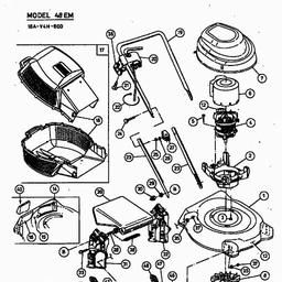 MTD 48 EM spare parts
