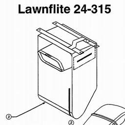 LAWNFLITE (1996) 24-651 / 246-652F678 SHREDDER spare parts