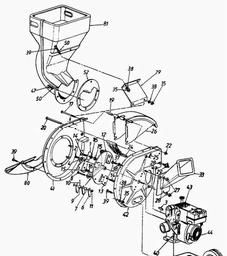 LAWNFLITE (1993) 24-685/689/243-685/689-611 POWER VAC spare parts