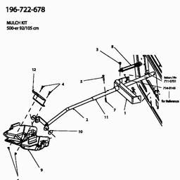 MTD 500 series 36"/92cm und 40"/105cm from 2005 spare parts