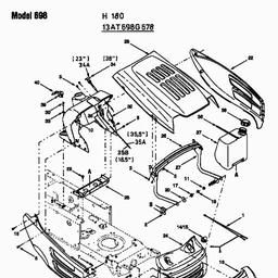 MTD H/130 spare parts