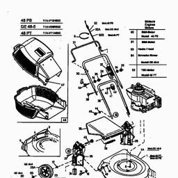 MTD 48 PB spare parts