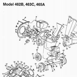LAWNFLITE (1997) 21-390 / 216-390-678 TILLER spare parts