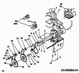 MTD 641 E spare parts