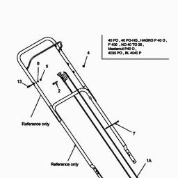 MTD 40 PB spare parts