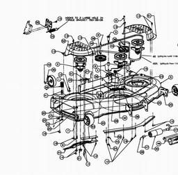 CUB CADET GT 1223 spare parts