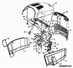 CUB CADET CC 1527 spare parts