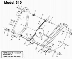 LAWNFLITE (1988/1989) 219-430-611/SHP TILLER  spare parts