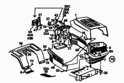MTD H 130 spare parts
