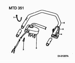MTD 351 P spare parts