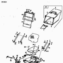 MTD 536 H spare parts