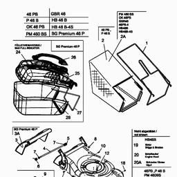 MTD 46 PB spare parts