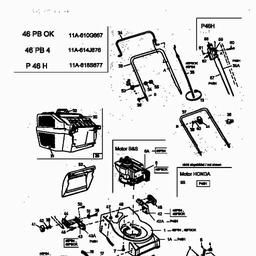 MTD 46 PB 4 spare parts