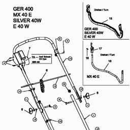 MTD E 40 W spare parts