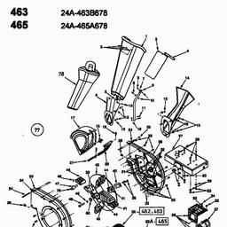 MTD 463 spare parts