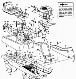 LAWNFLITE (1993) 13-505 / 133C561C611 spare parts