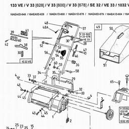 LAWNFLITE (2000) V33 (600) / 16AEA1D-600 spare parts