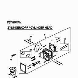 MTD-Engines 1 P 65 MH spare parts