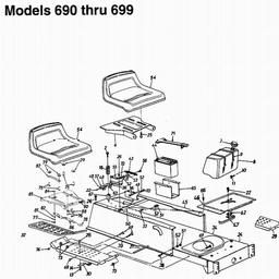 LAWNFLITE (2001) 806 / 13AO698G678 spare parts