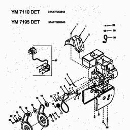 Yard-Man YM 7110 DET spare parts