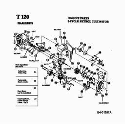 MTD T/120 spare parts