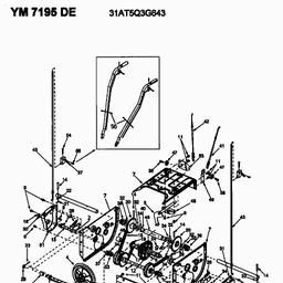 Yard-Man YM 7195 DE spare parts