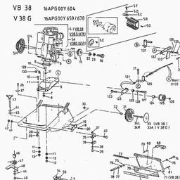LAWNFLITE (2000) V38G / 16APG00Y678 spare parts