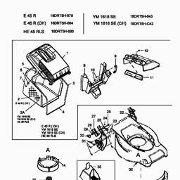 Yard-Man YM 1618 SE spare parts