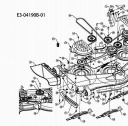 CUB CADET RZT-50 spare parts