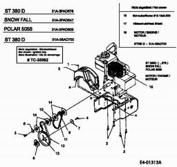Troy-Bilt POLAR 5056 spare parts