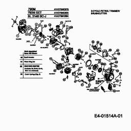 MTD 790 MAST spare parts