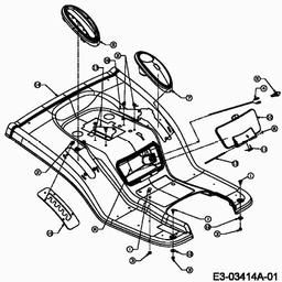 CUB CADET CC 1020 RD spare parts