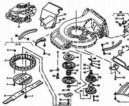 LawnFlite-Pro 553 HWSP-HST 2005 spare parts