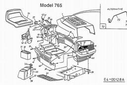 MOWMASTER (2001) RH125 / 13D3760N600 spare parts