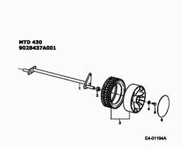 MTD 430 A spare parts