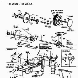 Gutbrod HB 48 RELS spare parts
