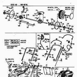MTD GES 45 spare parts