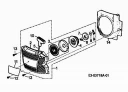 CUB CADET CC 1936 spare parts