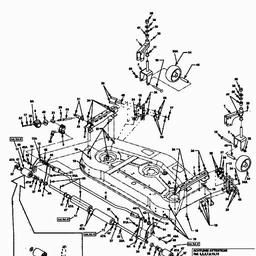 MTD 290 - 54"/137cm fÃ¼r Cub Cadet series 3000 spare parts